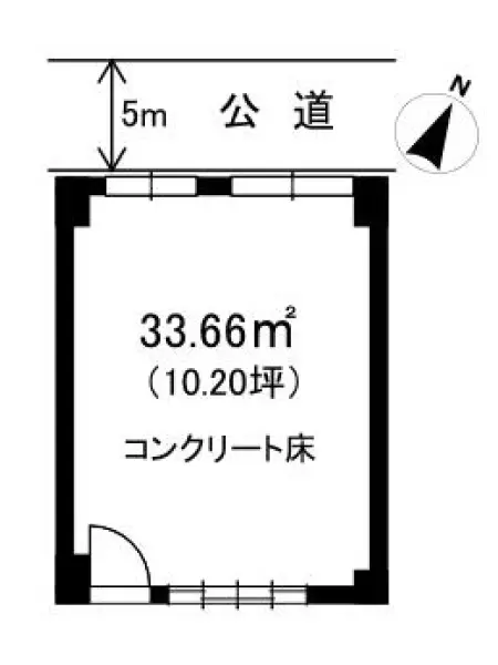 柿生の居酒屋居抜きの平面図