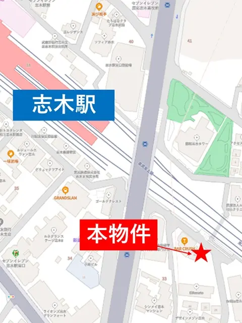 カフェ・喫茶店の居抜き物件の地図