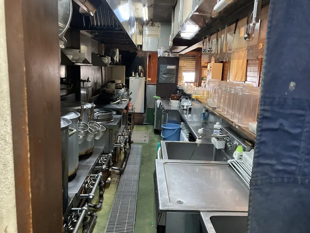江古田の居抜き店舗の厨房
