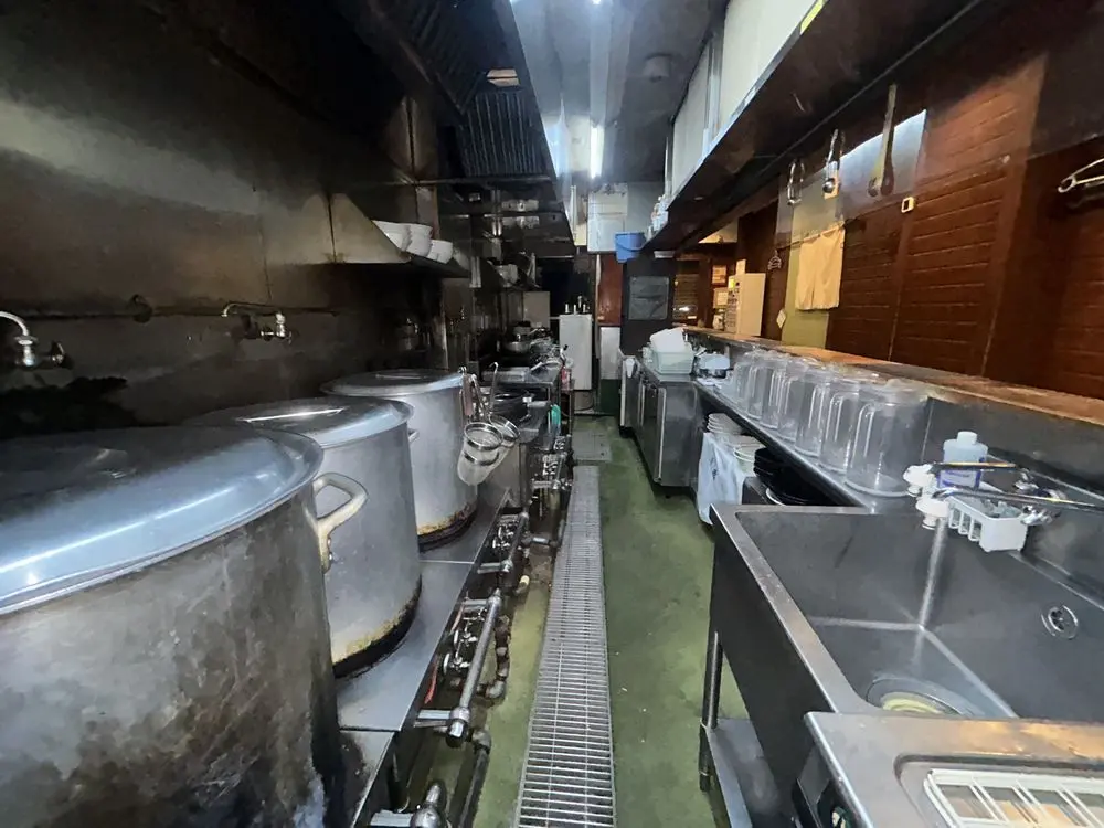 江古田のラーメン居抜きの厨房