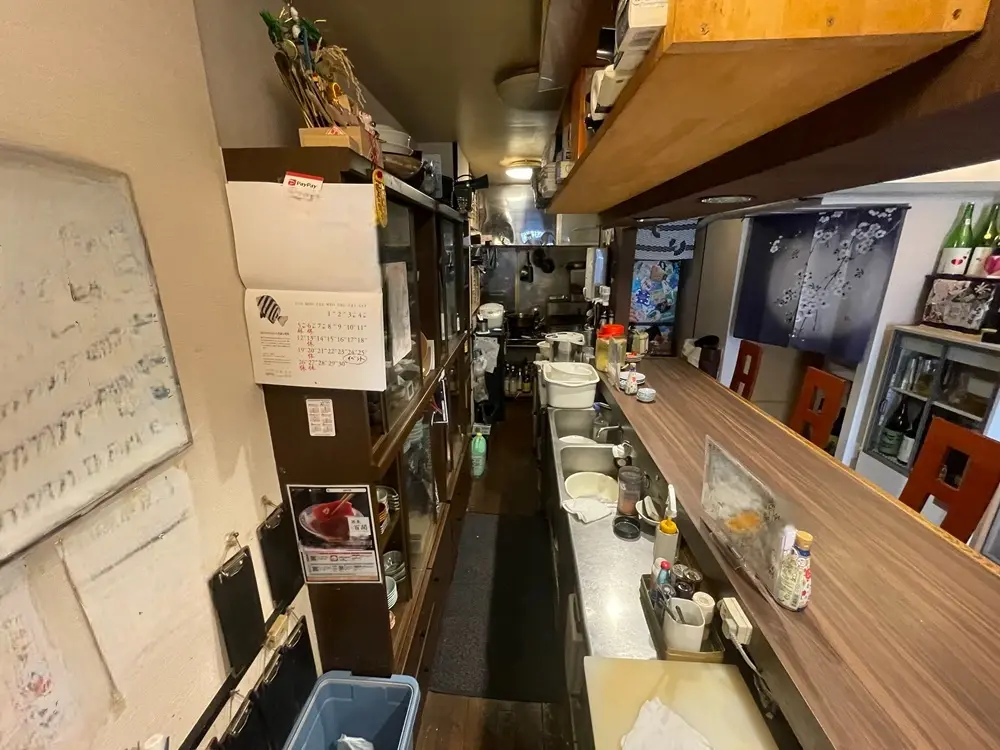 八千代台の居抜き店舗の厨房
