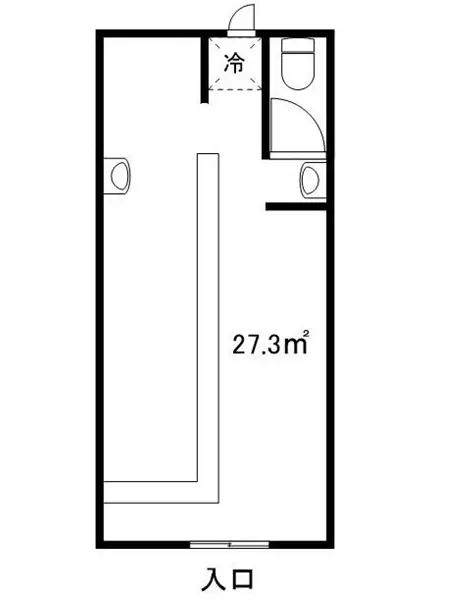 八千代台の居酒屋居抜きの平面図