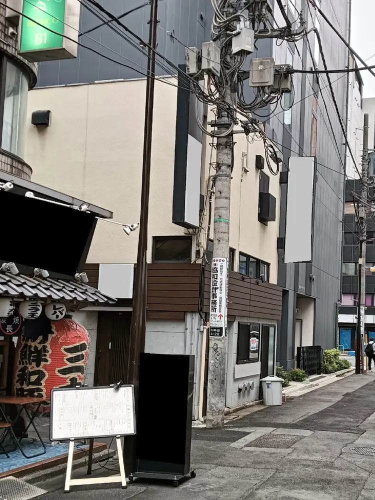 神田の居抜き店舗の外観