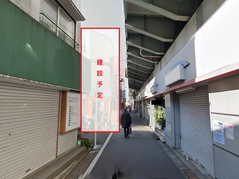 高円寺のスケルトン物件の外観