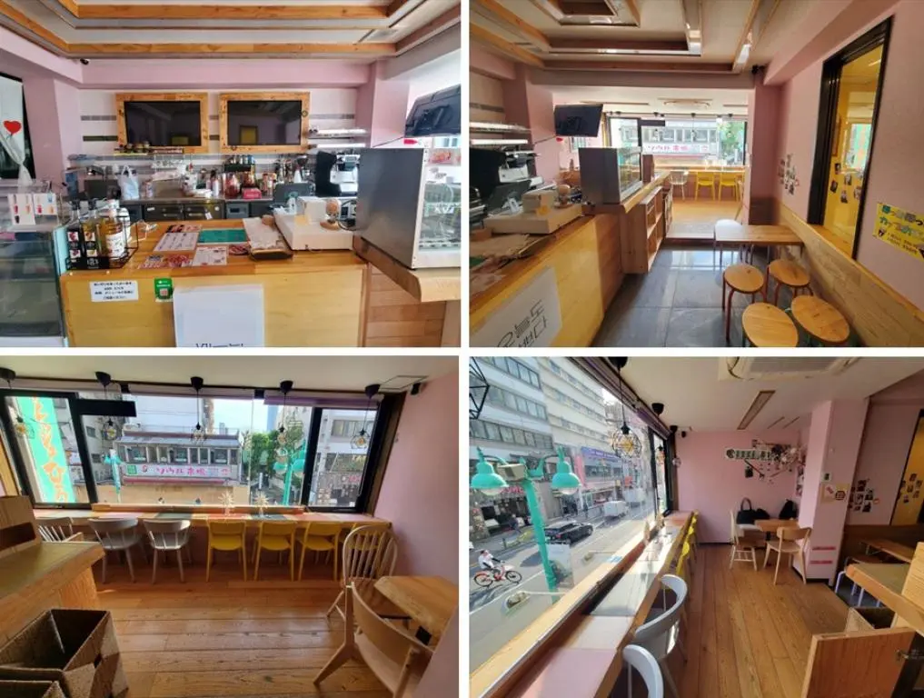 新大久保のカフェ・喫茶店居抜きの内装