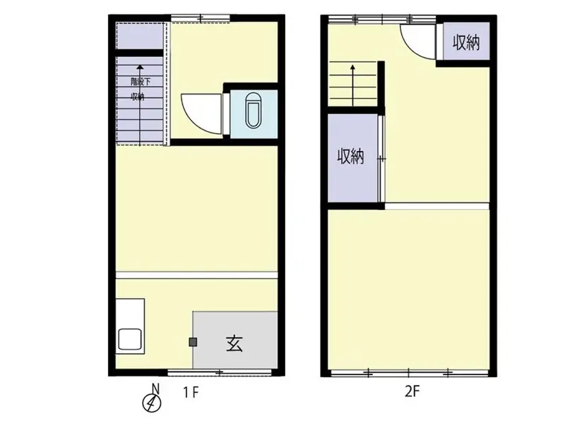 貸店舗(事務所仕様)の平面図