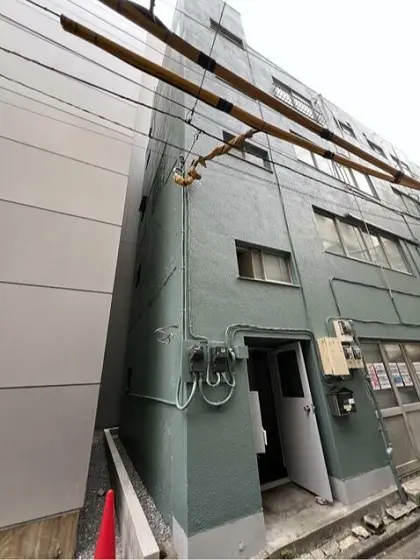 淡路町の事務所仕様店舗物件の平面図
