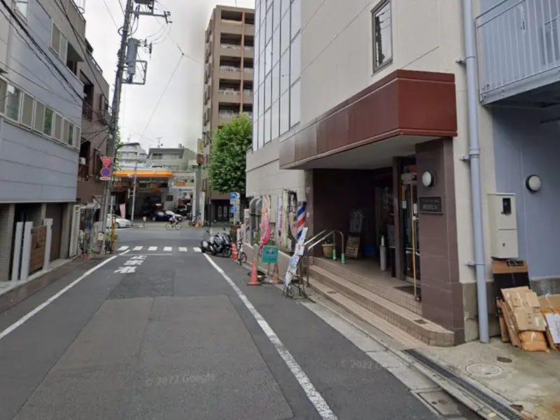 美容室・理容室の居抜き物件の外観