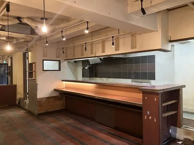 江戸川橋の居抜き店舗の内装
