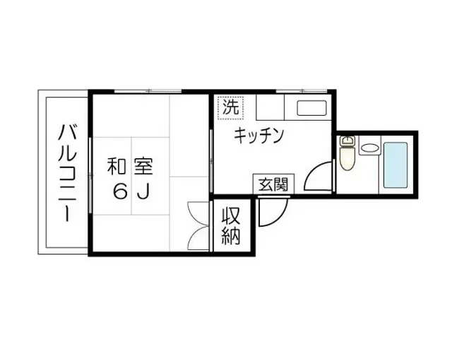 川崎の事務所仕様物件の平面図