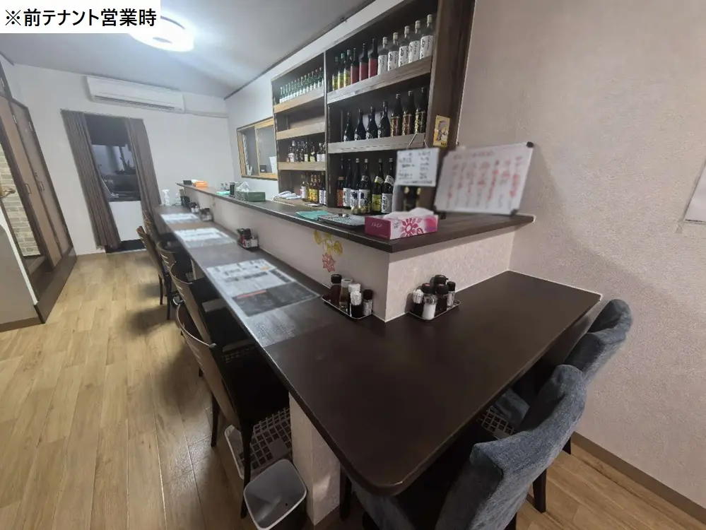 中華料理の居抜き物件の内装