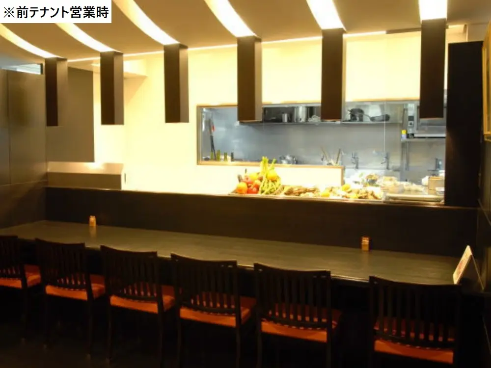 銀座の和食居抜きの内装