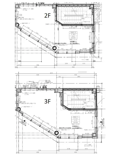 三軒茶屋の事務所仕様物件の平面図