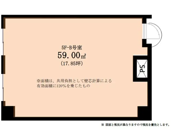 BAR・ショットバーの居抜き物件の平面図