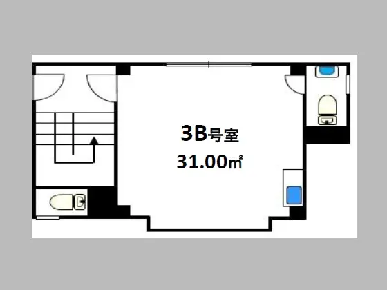 BAR・ショットバーの居抜き物件の平面図