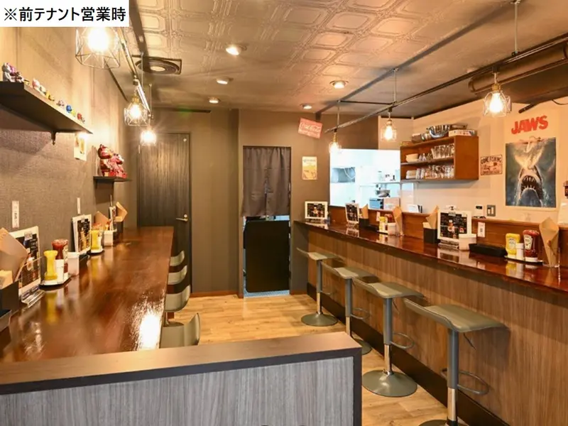 五香の居抜き店舗の内装