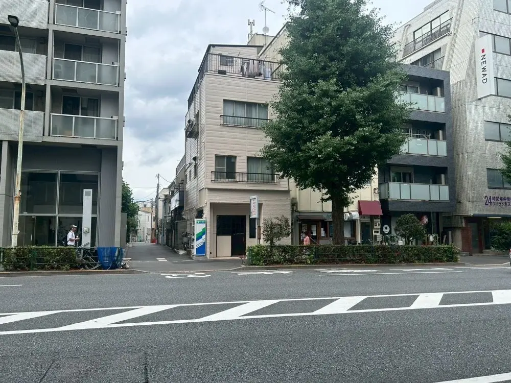 南阿佐ケ谷のスケルトン店舗物件の外観