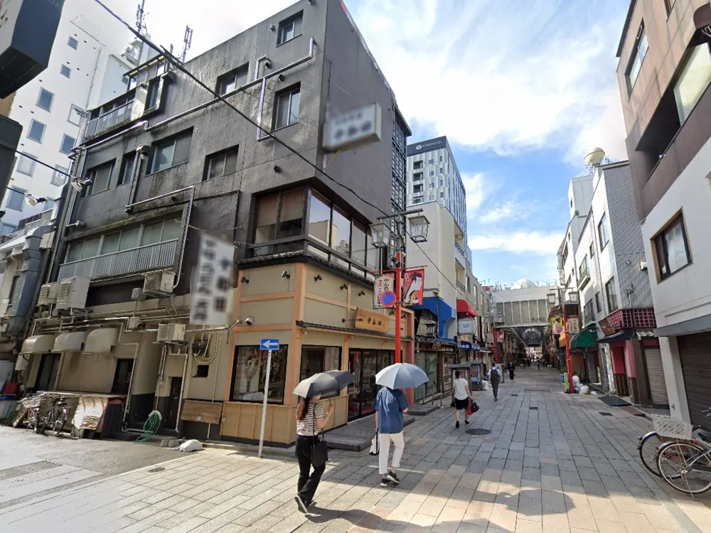 浅草の居抜き店舗の外観