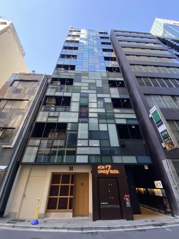 銀座の居抜き店舗の外観