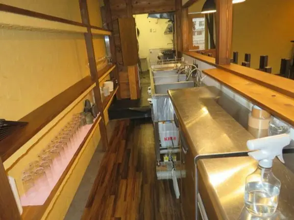 居酒屋の居抜き物件の厨房