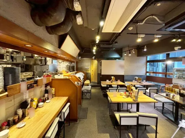 ラーメンの居抜き物件の内装