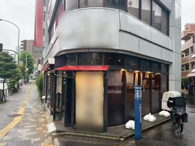 ラーメンの居抜き物件の外観