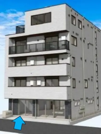 貸店舗(スケルトン)の外観