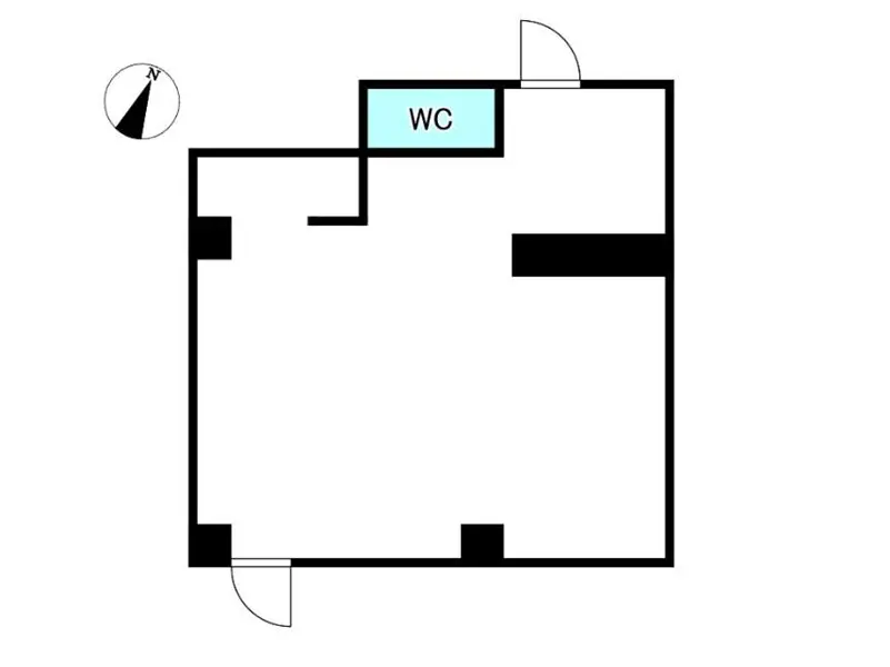 保谷の居抜き店舗の平面図