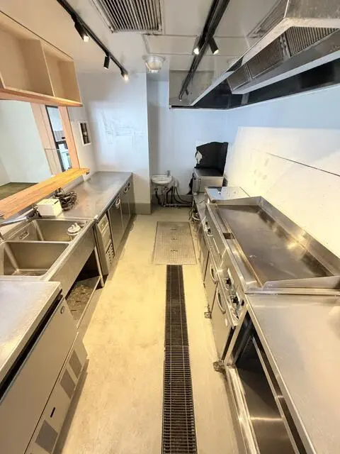 渋谷のリース店舗物件の厨房