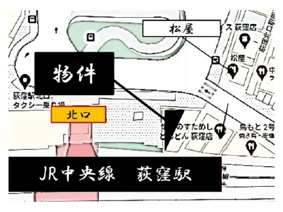 物販の居抜き物件の地図