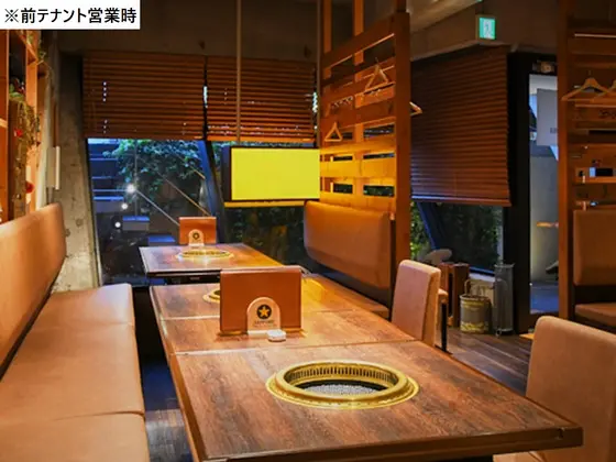焼肉屋の居抜き物件の内装