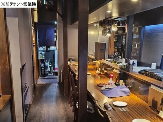 浜町の居抜き店舗の内装