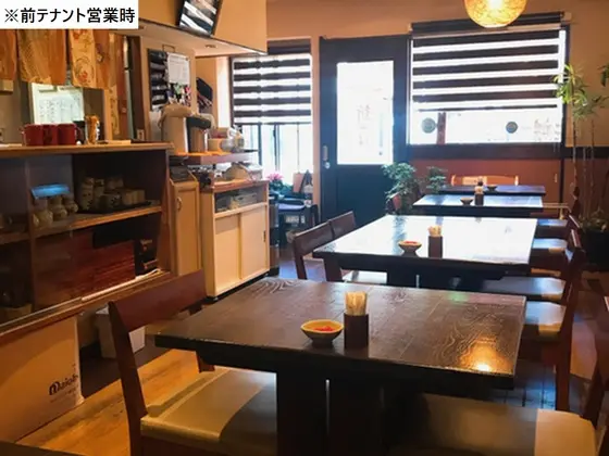 本八幡のうどん・そば居抜きの内装