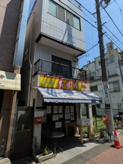 西大島の居抜き店舗の外観