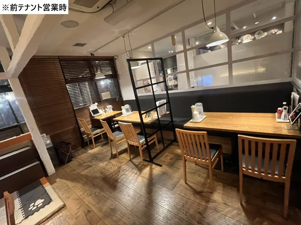 ラーメンの居抜き物件の内装