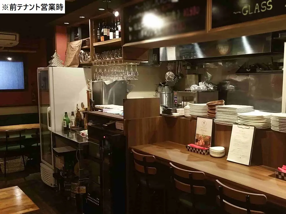ビストロ・洋食の居抜き物件の内装