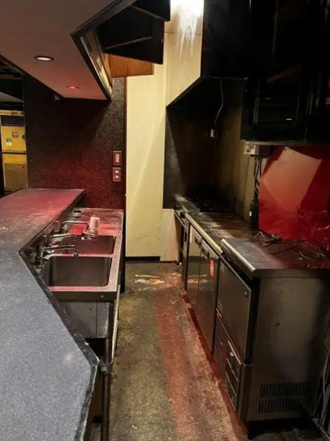 赤坂の居抜き店舗の厨房