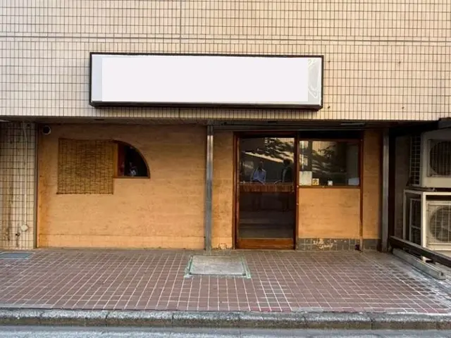 ラーメンの居抜き物件のエントランス