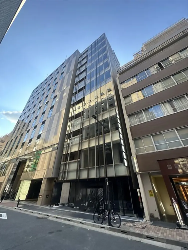 銀座のスケルトン店舗物件の外観