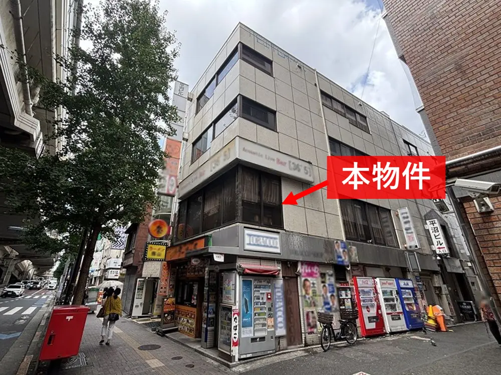 BAR・ショットバーの居抜き物件の外観
