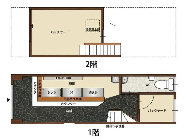 三ツ境の居抜き店舗の外観