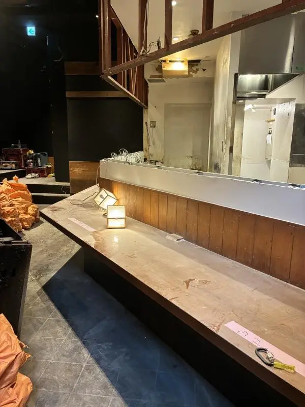 麻布十番の和食居抜きの内装
