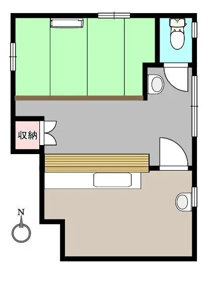 石神井公園の居抜き店舗の平面図