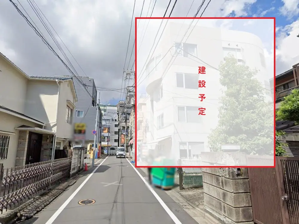 下北沢のスケルトン店舗物件の外観