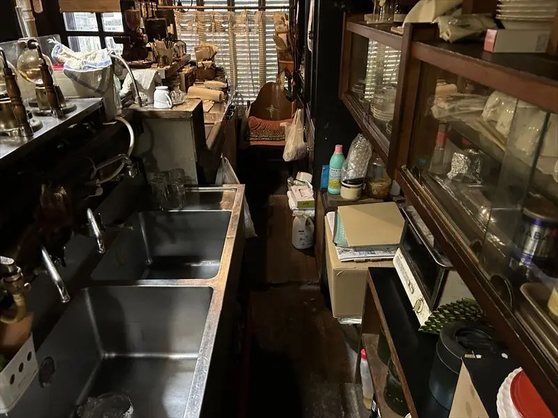 カフェ・喫茶店の居抜き物件の厨房