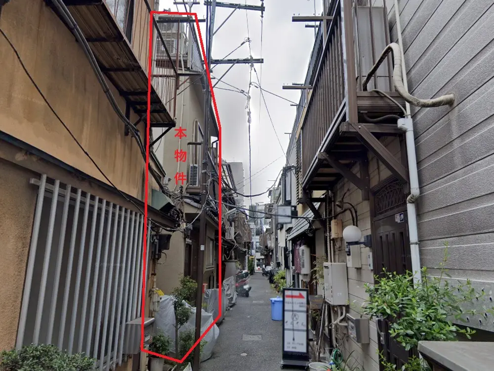 月島の事務所仕様物件の外観