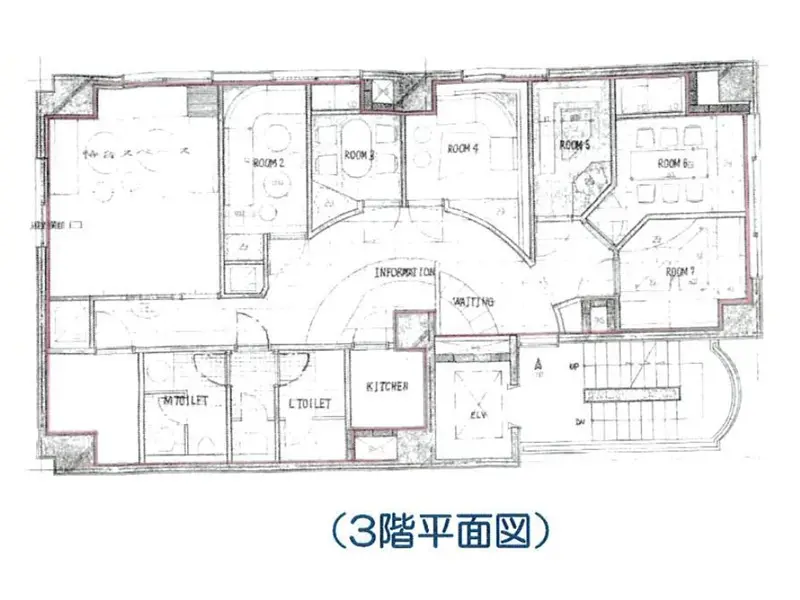 その他の居抜き物件の平面図