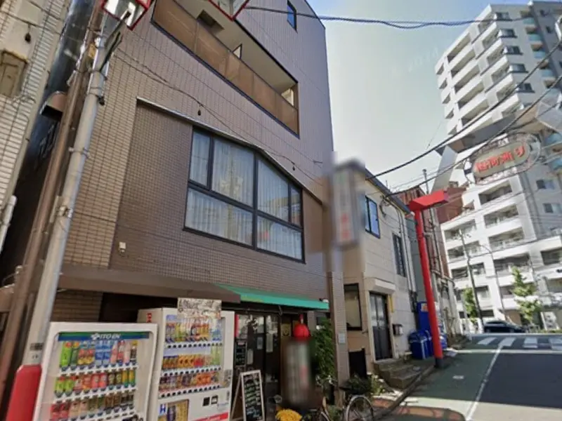 旗の台の中華料理居抜きの外観