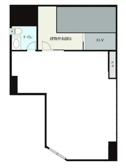 築地のセントラルキッチン居抜きの平面図