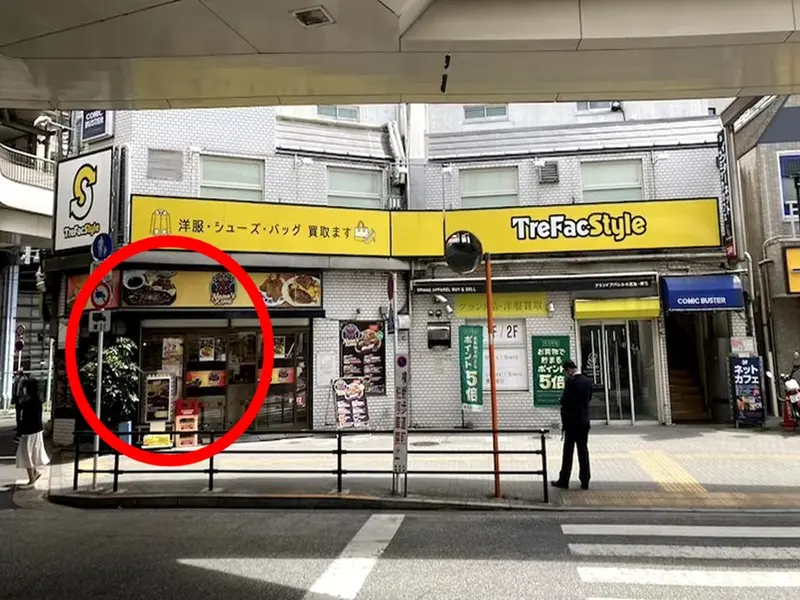 カフェ・喫茶店の居抜き物件の外観